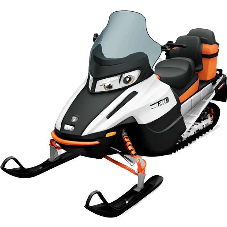 Snowmobile emoji