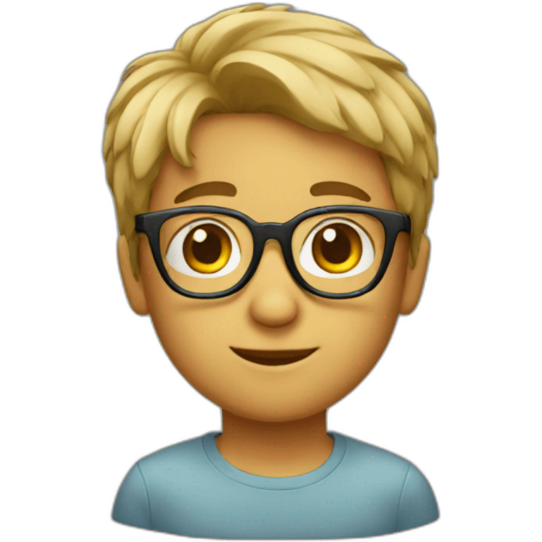 boy with glasses emoji