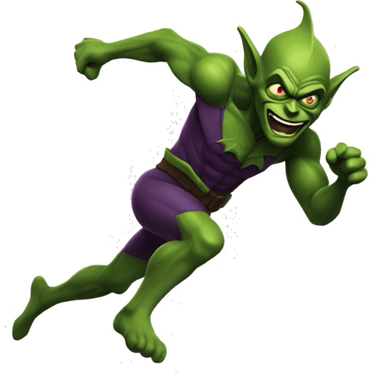 green goblin running emoji