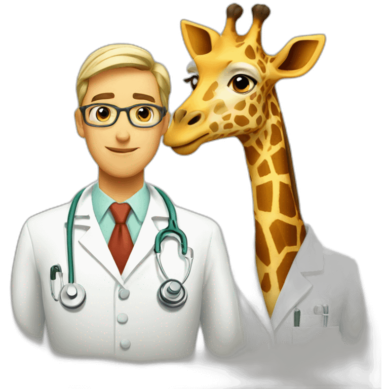 Doctor Giraffe emoji