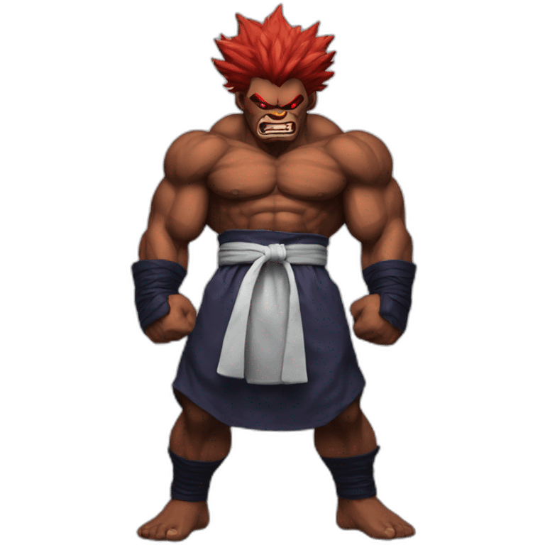 Akuma street fighter  emoji