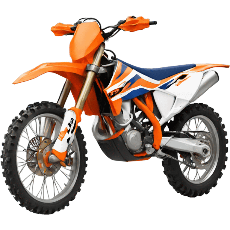 Una motocross Ktm emoji