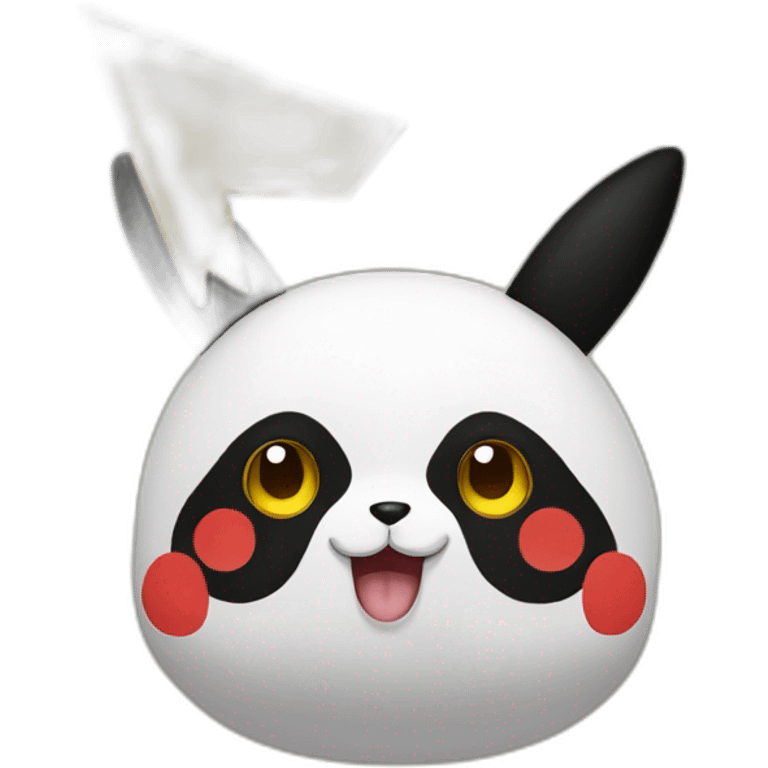 pikachu and panda emoji