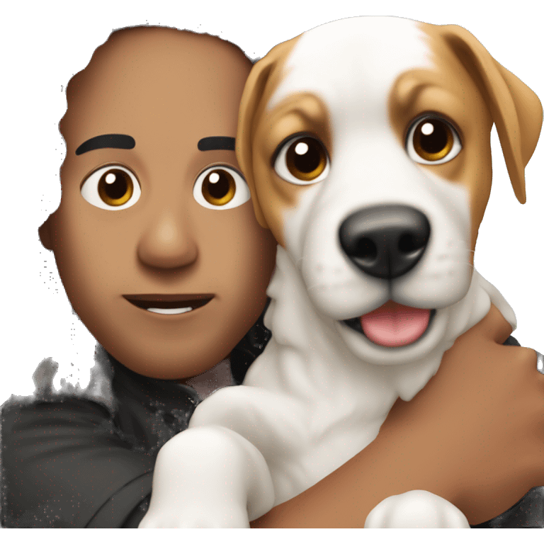 squeeze french youtuber with doggie down emoji