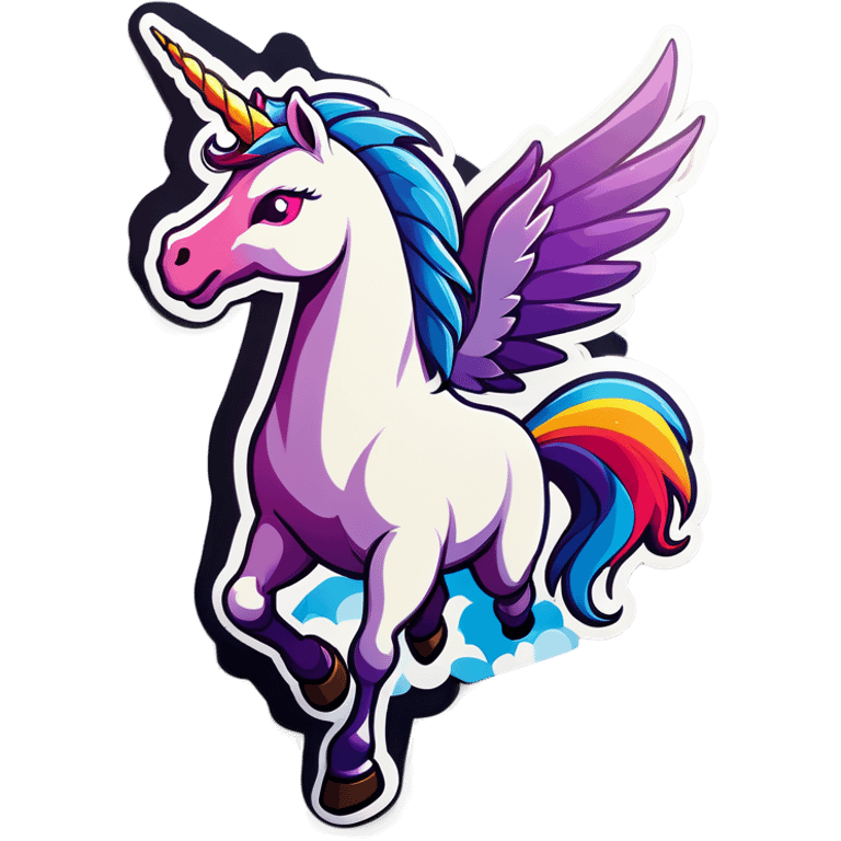 Flying unicorn  emoji