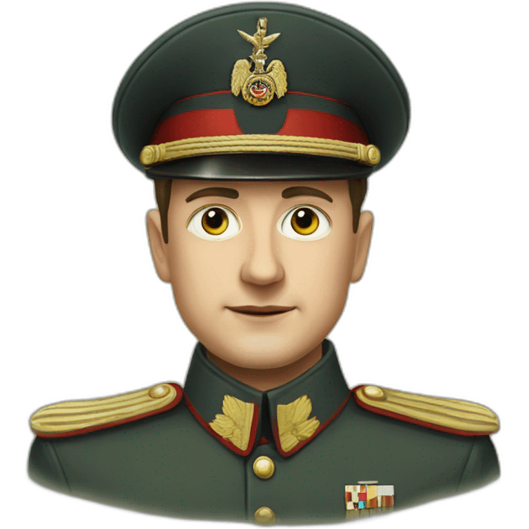 Vladimir Zelenskiy in 1939 german military uniform emoji