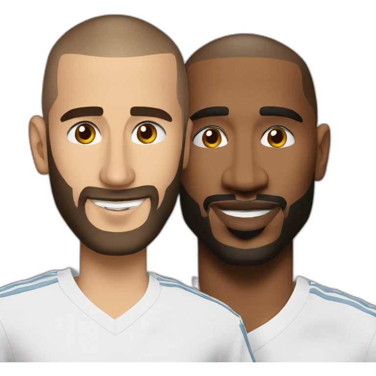 Karim Benzema with Tupac emoji