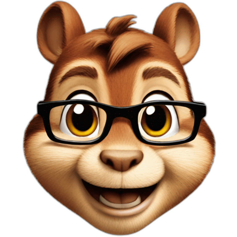 Alvin the chipmunk emoji