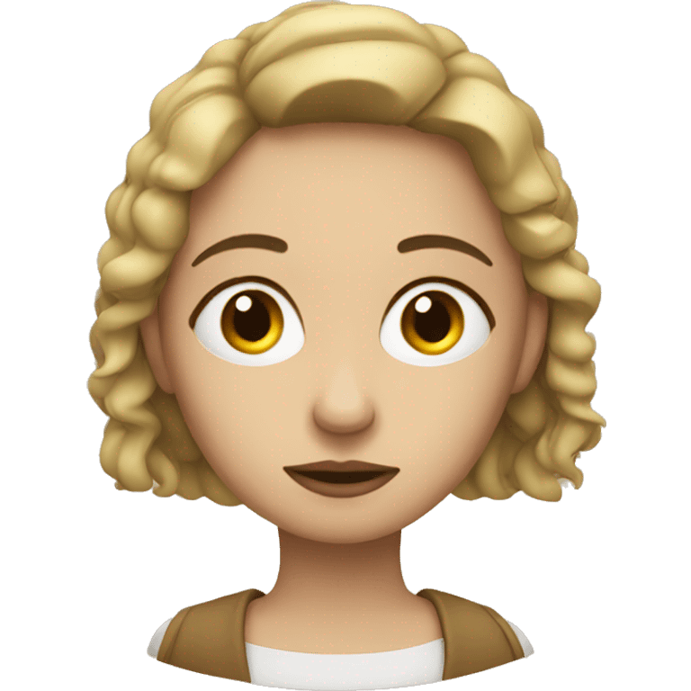 woman thinking about somwthing emoji