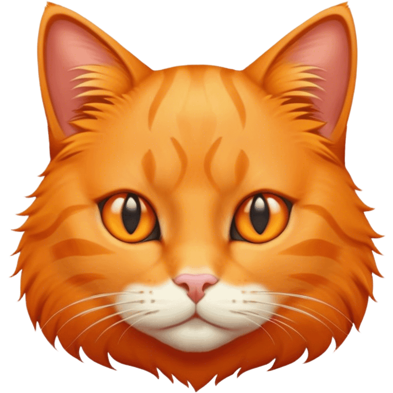 ill orange cat emoji