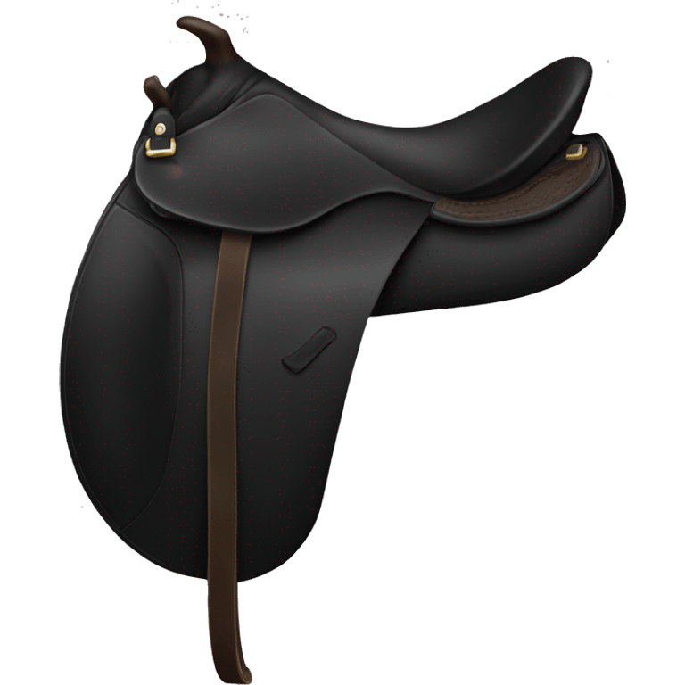 Black saddle emoji