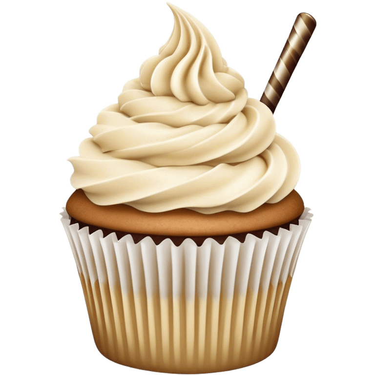 Baileys milkshake cupcake  emoji