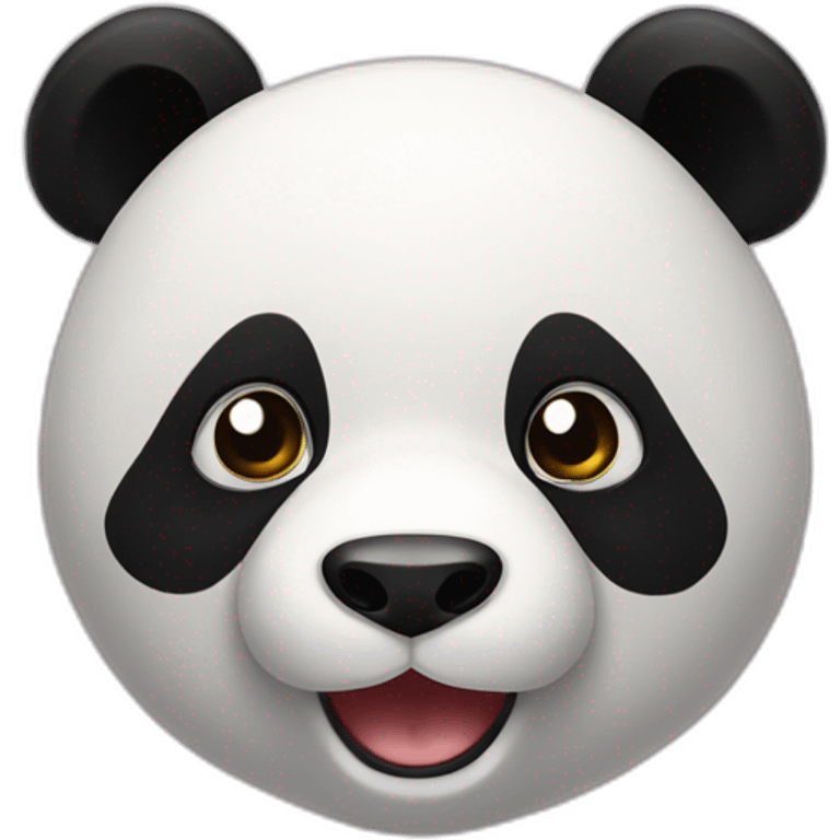 Panda qui baille  emoji