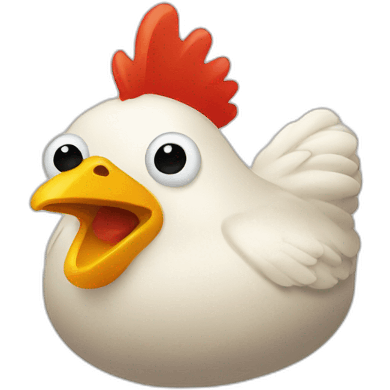 Bombón de pollo emoji