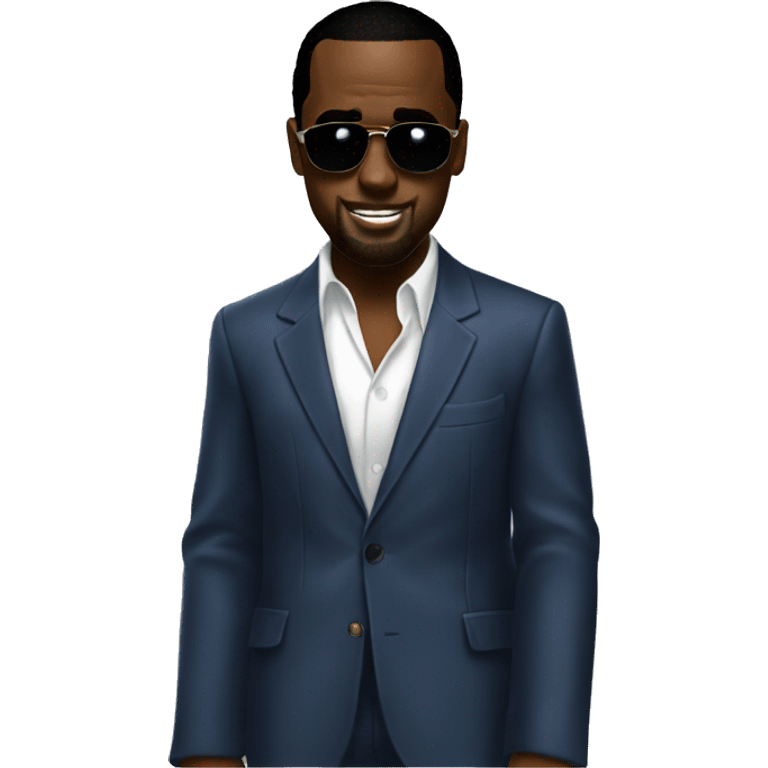 p diddy lookiing up full body emoji