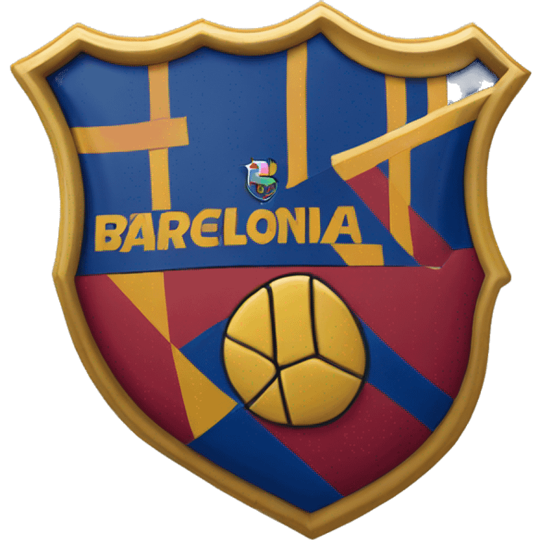 Fc Barcelona logo emoji