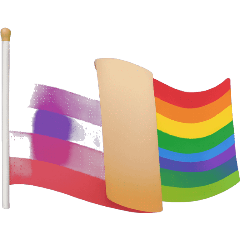 lesbian pride flag emoji