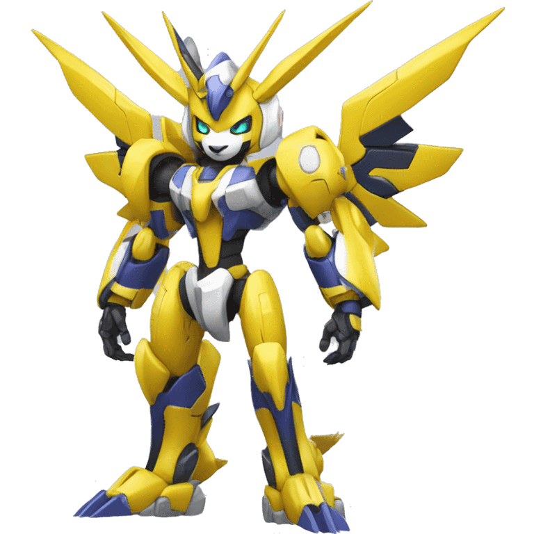 Renamon-Zeraora-Metabee-Medabot-Mecha full body emoji