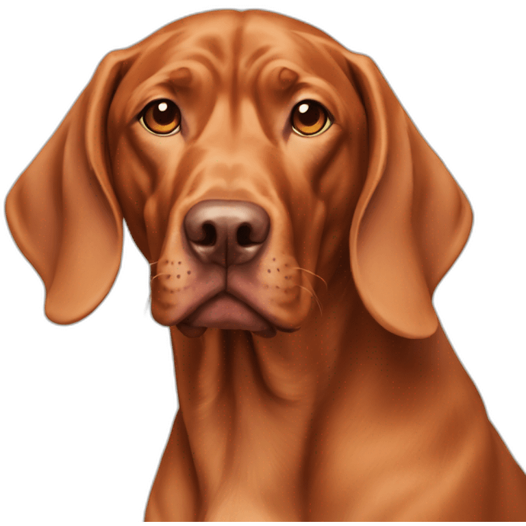 Dog vizsla full-height emoji