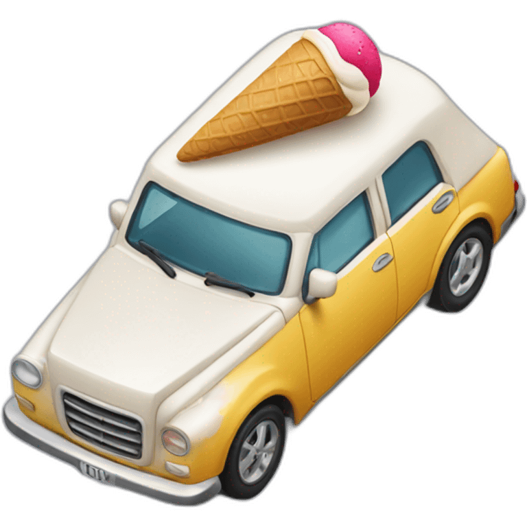 car ice cream emoji