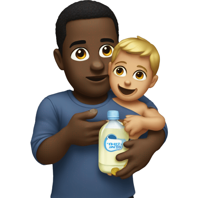 diddy holding baby oil emoji