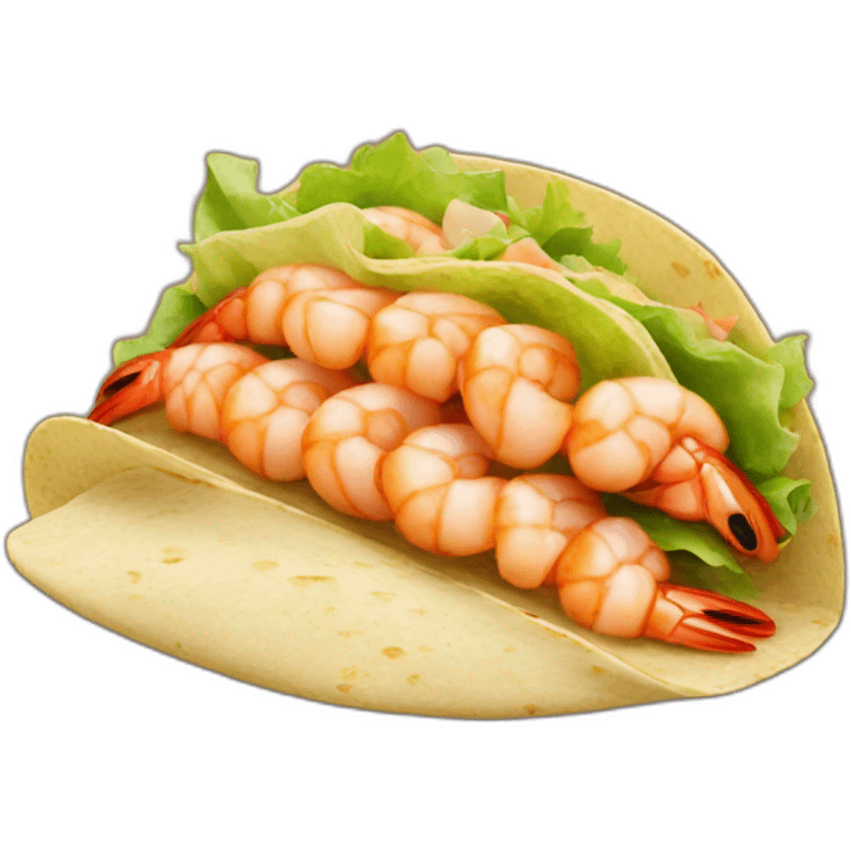 shrimp taco emoji