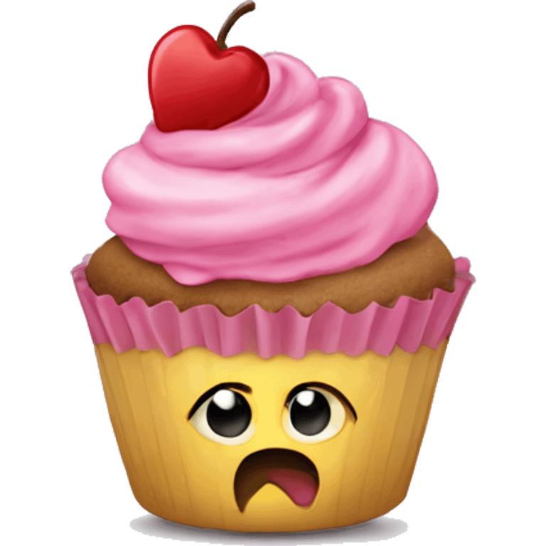 EDP445 eating cupcake emoji