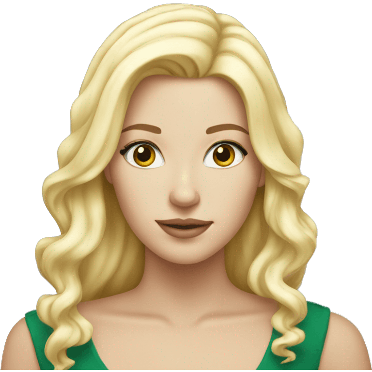 white girl blond christmas  emoji