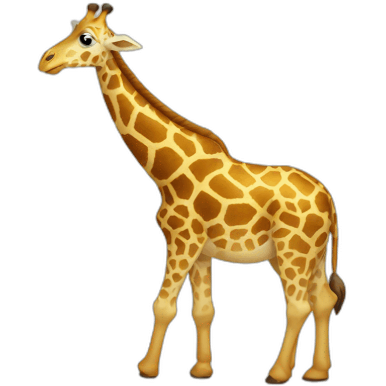 Giraffe read the bible emoji