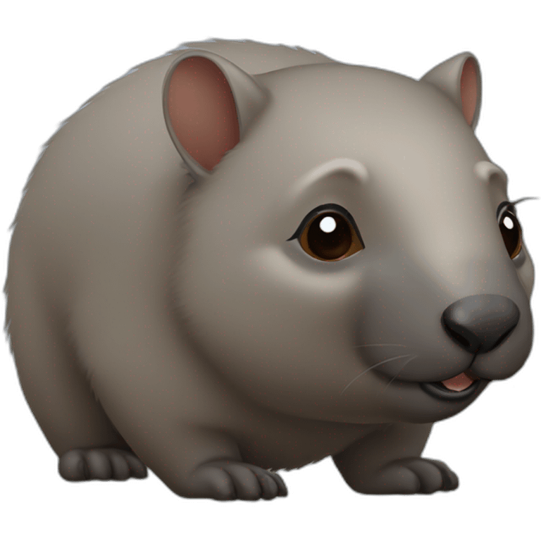 Wombat side profile emoji