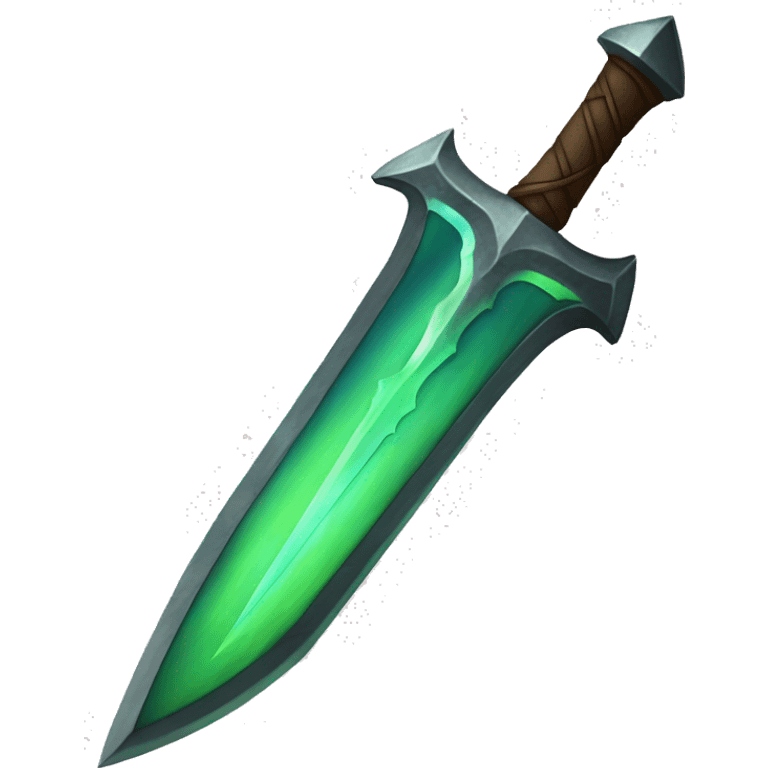 Aurora borealis dagger emoji