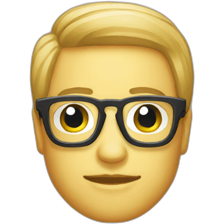 Lunettes pixel emoji