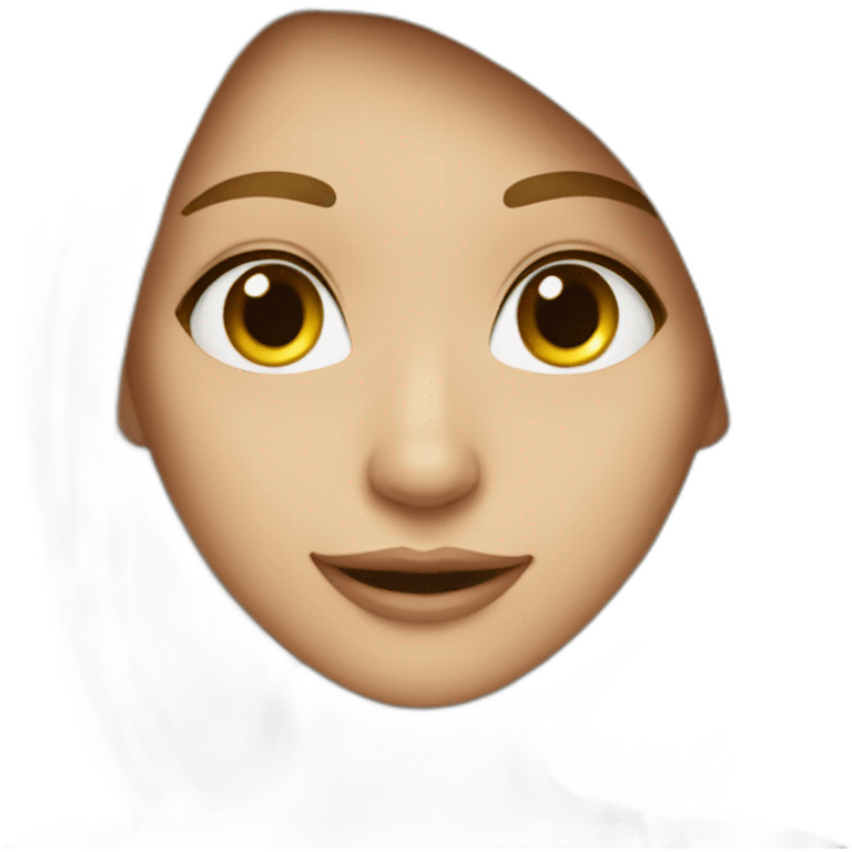 A blond handsome girl emoji