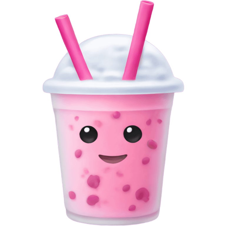 pink boba tea emoji