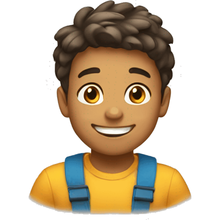 Niño feliz emoji