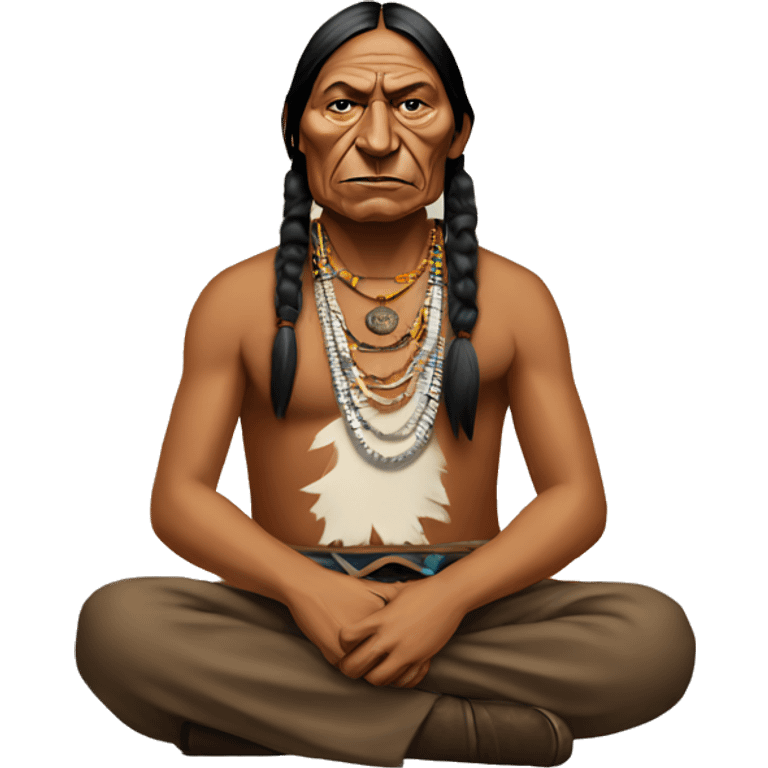 sitting bull emoji