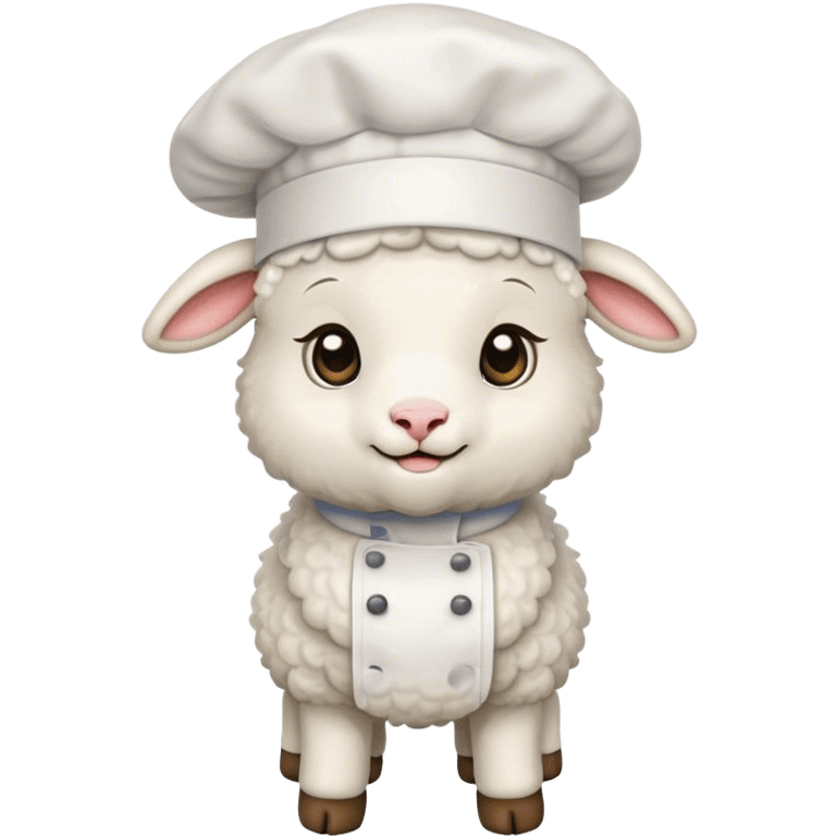 Lamb as a cook emoji