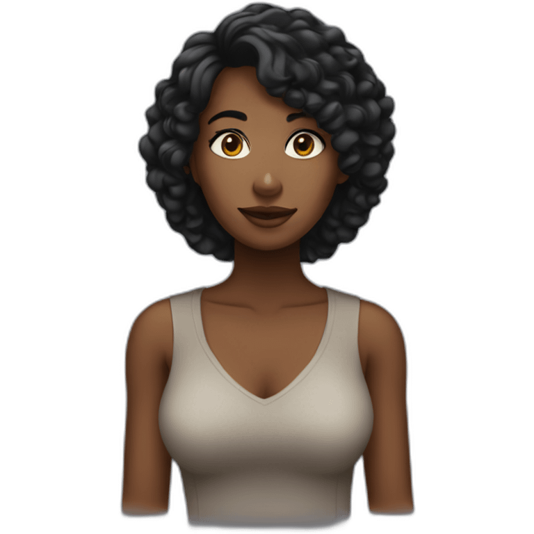 Mulher negra emoji