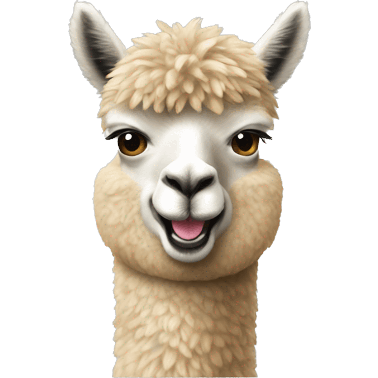 alpaca chewing dollars emoji