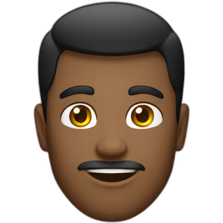 caucasian male black tshirt emoji