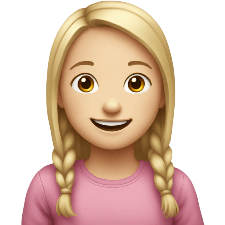 Down syndrome girl  emoji