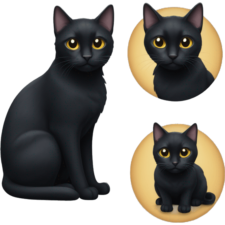 black cat named raven emoji