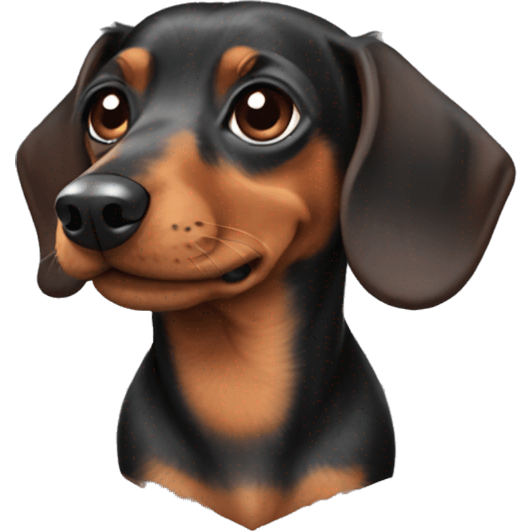 short haired dachshund  emoji