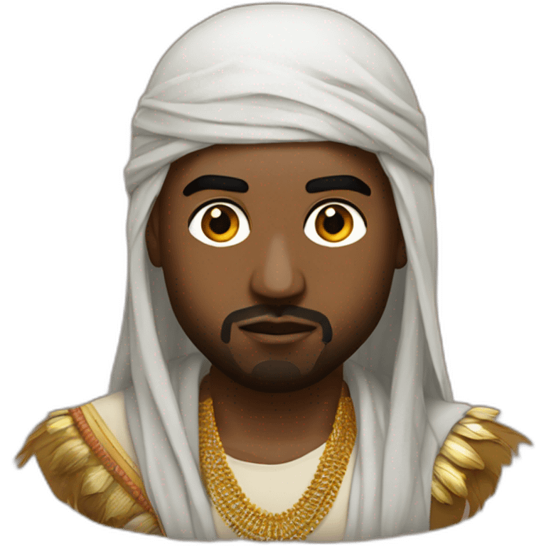 Kanye West as indian emoji