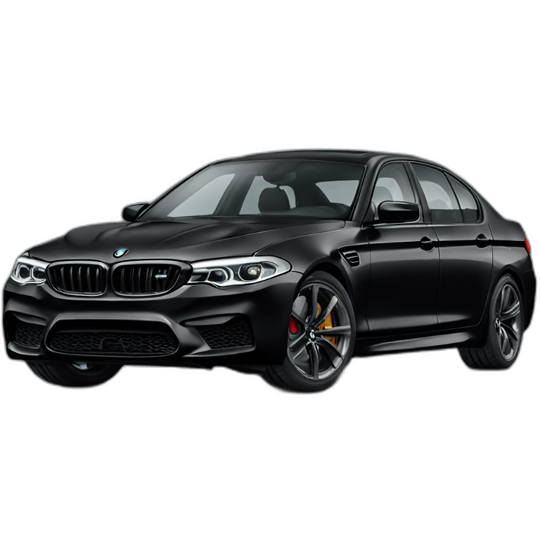 MBW black M5 f90 emoji