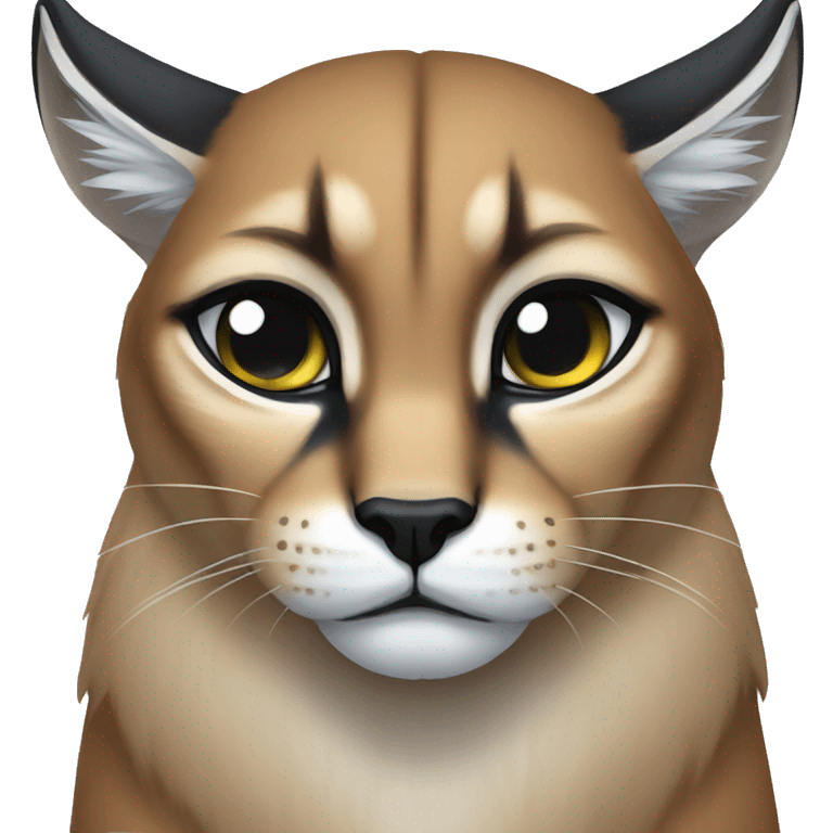 Caracal weeping  emoji