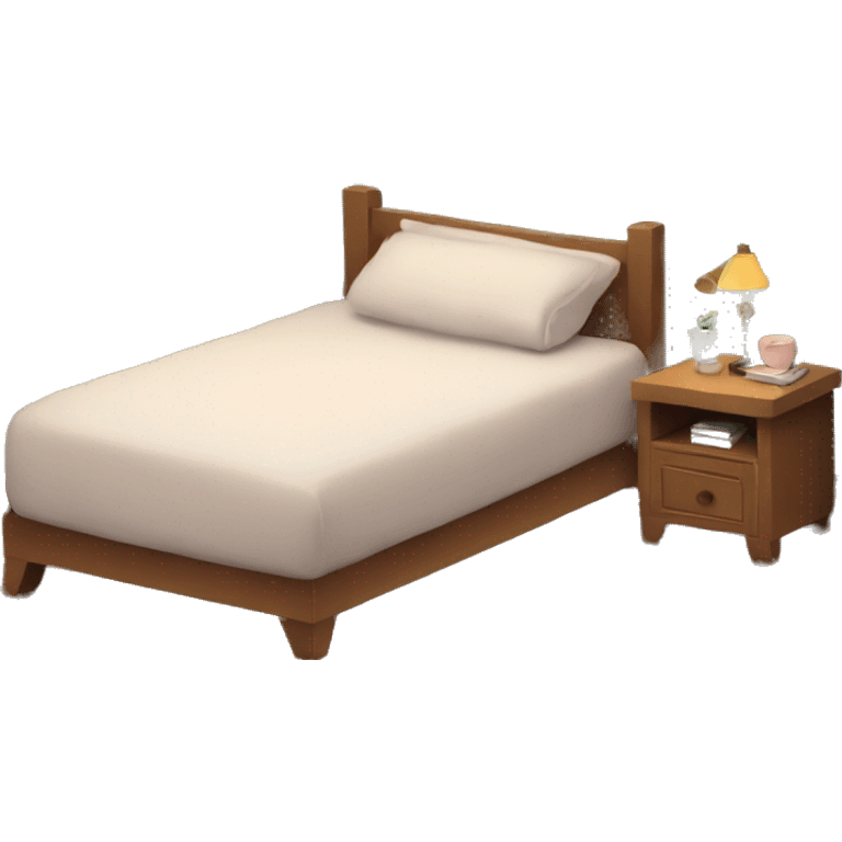 Cozy bed  emoji