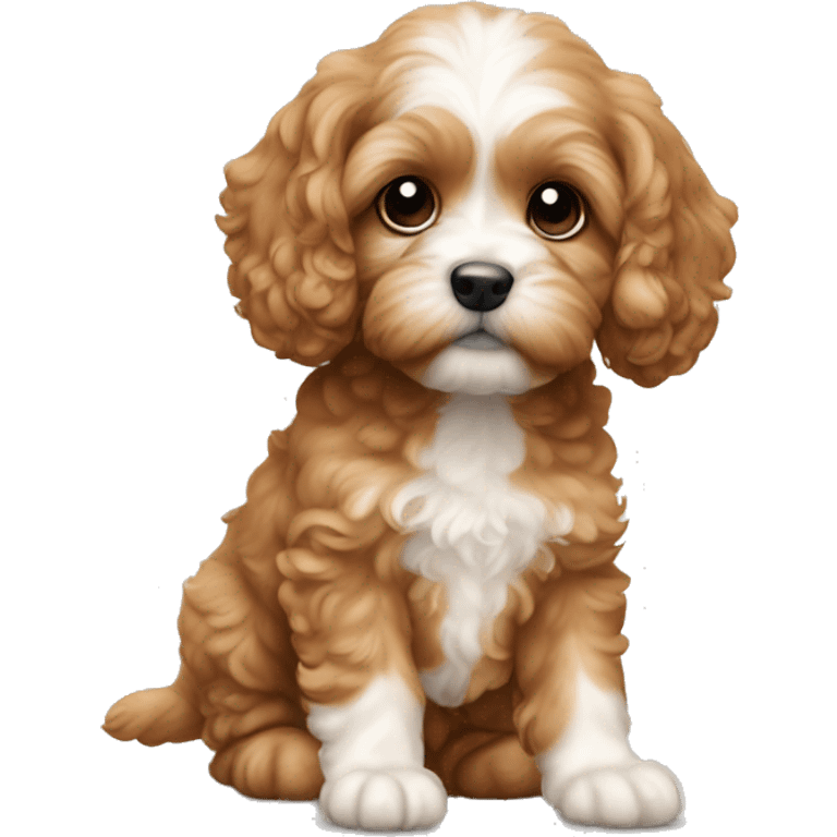 Cavapoo puppy emoji