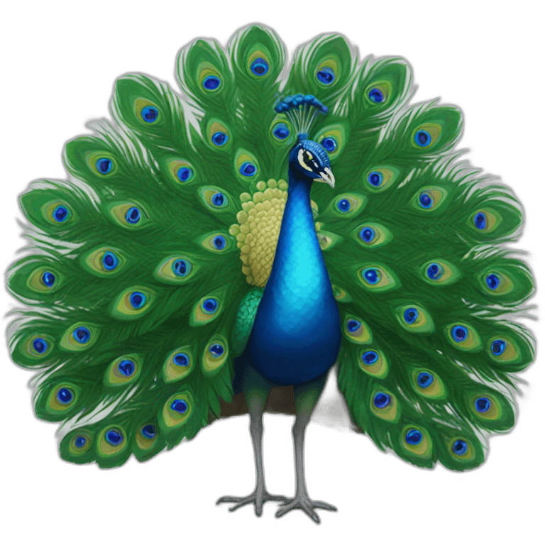 Peacock emoji