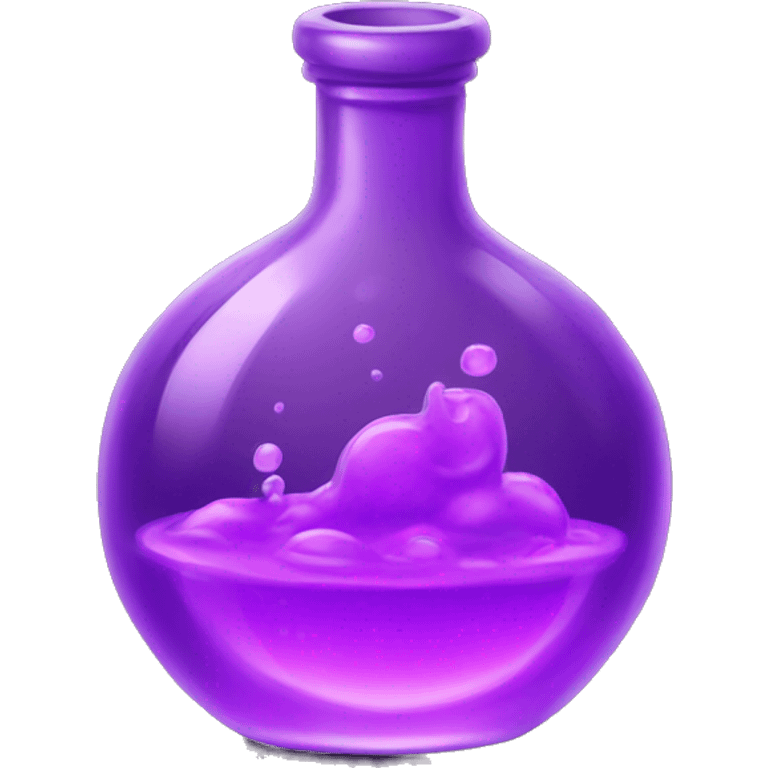 Purple potion emoji